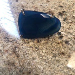 Kendra Scott Cocktail Ring. Blue Agate